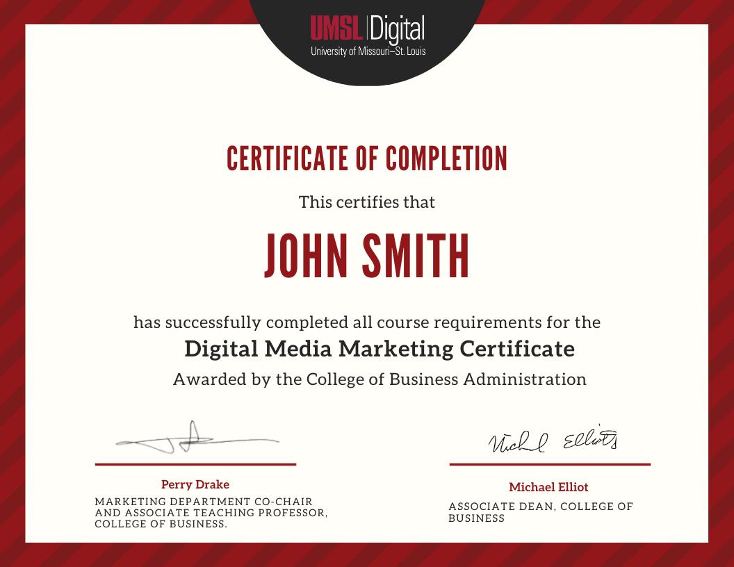 About « UMSL Digital- Certified Digital Marketing Certificate